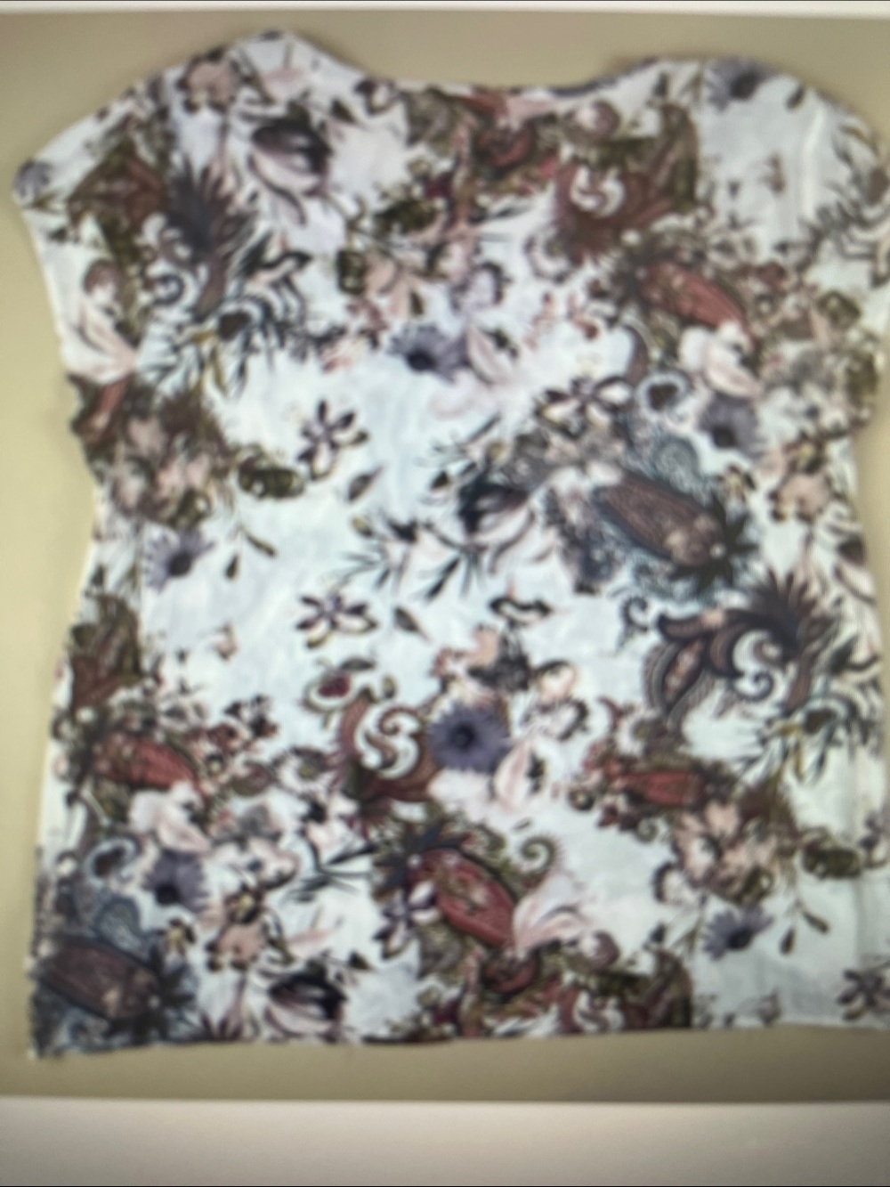 Boho Paisley Floral Blouse Viscose